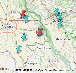 Mappa Via Cavour, 28065 Cerano NO, Italia (7.21917)