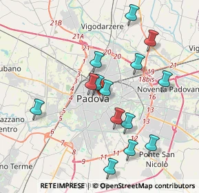 Mappa Via Altinate, 35139 Padova PD, Italia (3.74857)