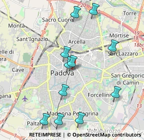 Mappa Via Altinate, 35139 Padova PD, Italia (2.12091)