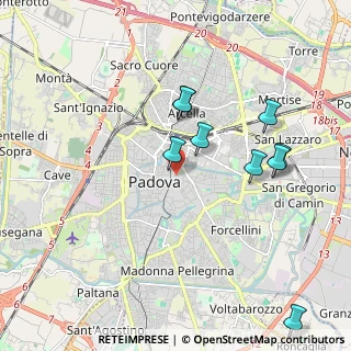 Mappa Via Carlo Cassan, 35121 Padova PD, Italia (2.43545)