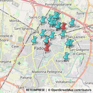 Mappa Via Carlo Cassan, 35121 Padova PD, Italia (1.68842)