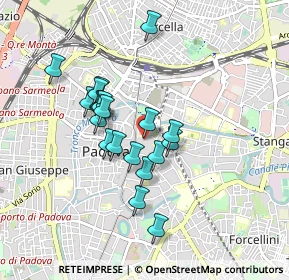 Mappa Via Altinate, 35139 Padova PD, Italia (0.73)