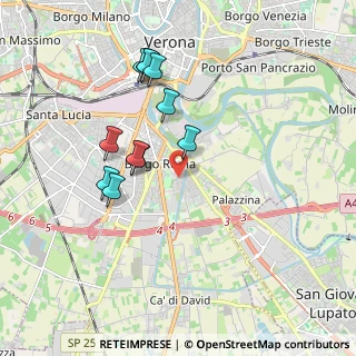 Mappa Via Comacchio, 37134 Verona VR, Italia (1.73818)
