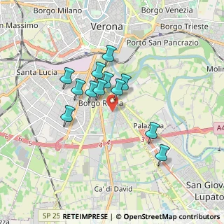 Mappa Via Comacchio, 37134 Verona VR, Italia (1.38583)