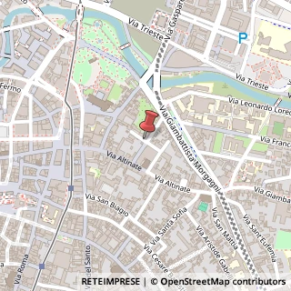 Mappa Via Luigi Lucatello, 6, 35121 Padova, Padova (Veneto)