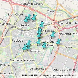 Mappa Via Valerio Flacco, 35129 Padova PD, Italia (1.41071)