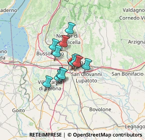 Mappa Via Gianbattista Morgagni, 37136 Verona VR, Italia (7.61417)