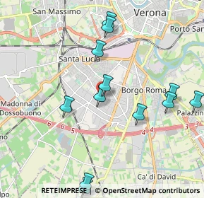 Mappa Via Gianbattista Morgagni, 37136 Verona VR, Italia (2.17)