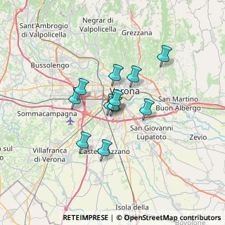 Mappa Via g.b.morgagni, 37135 Verona VR, Italia (4.79636)