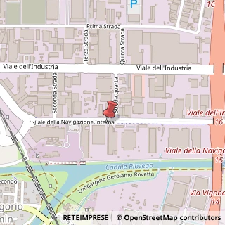 Mappa Viale della Navigazione Interna, 40, 35129 Padova, Padova (Veneto)
