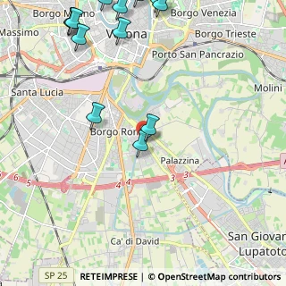 Mappa Via dei Fidenzi, 37134 Verona VR, Italia (3.34063)