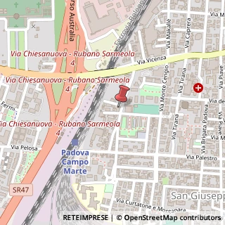 Mappa Via Magenta, 15, 35138 Padova, Padova (Veneto)