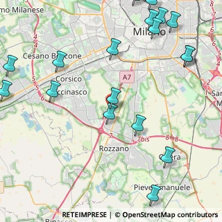 Mappa Via del Mulino, 20090 Assago MI, Italia (6.2075)