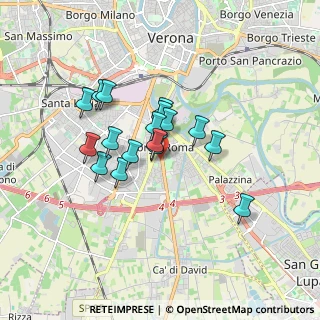 Mappa Via S. Giacomo, 37134 Verona VR, Italia (1.31588)