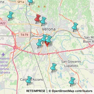 Mappa Via S. Giacomo, 37134 Verona VR, Italia (4.99)