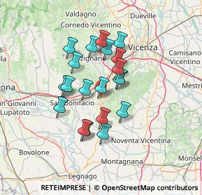 Mappa Strada Provinciale, 36045 Lonigo VI, Italia (10.767)