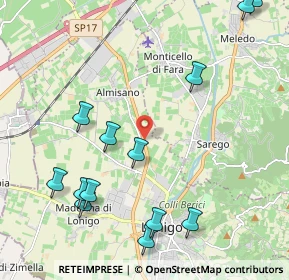 Mappa Strada Provinciale, 36045 Lonigo VI, Italia (2.57308)
