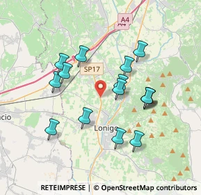 Mappa Strada Provinciale, 36045 Lonigo VI, Italia (3.32333)
