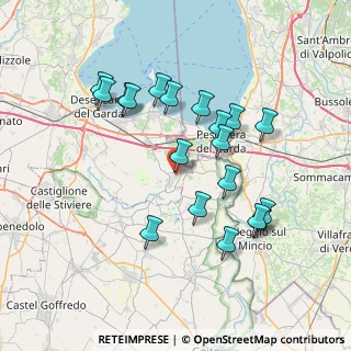 Mappa Via G. Pascoli, 25010 Pozzolengo BS, Italia (7.14053)
