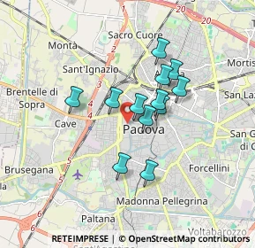 Mappa Vicolo San Benedetto, 35139 Padova PD, Italia (1.2675)