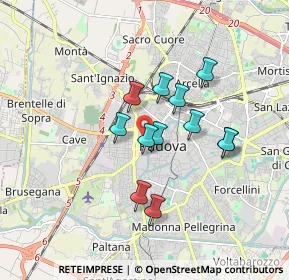 Mappa Vicolo San Benedetto, 35139 Padova PD, Italia (1.35667)