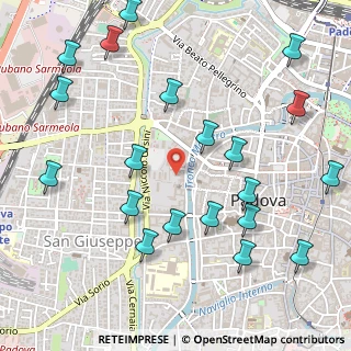 Mappa Vicolo San Benedetto, 35139 Padova PD, Italia (0.6355)