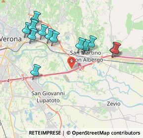 Mappa Via Cà Monte, 37036 San Martino Buon Albergo VR, Italia (4.33857)
