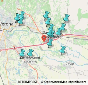 Mappa Via Cà Monte, 37036 San Martino Buon Albergo VR, Italia (3.65313)