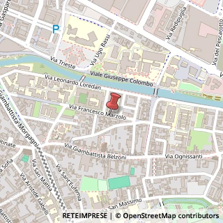 Mappa Via Francesco Marzolo, 38/1, 35131 Padova, Padova (Veneto)