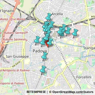 Mappa Via S. Fermo, 35139 Padova PD, Italia (0.675)
