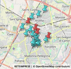 Mappa Piazza Garibaldi, 35139 Padova PD, Italia (1.22263)