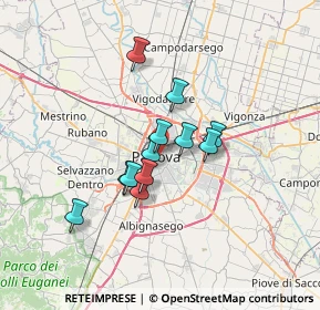 Mappa Piazza Garibaldi, 35139 Padova PD, Italia (4.86167)