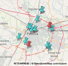 Mappa Piazza Garibaldi, 35139 Padova PD, Italia (3.11714)