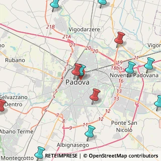 Mappa Via S. Fermo, 35139 Padova PD, Italia (5.97667)
