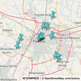 Mappa Piazza Garibaldi, 35139 Padova PD, Italia (2.8225)