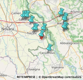 Mappa 28065 Cerano NO, Italia (7.42)