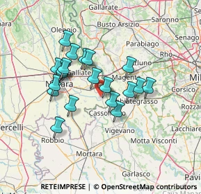 Mappa 28065 Cerano NO, Italia (11.478)