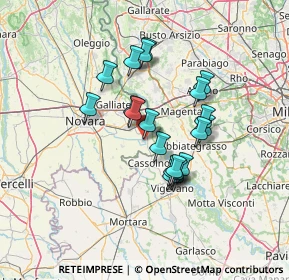 Mappa Via Giacomo Matteotti, 28065 Cerano NO, Italia (10.887)