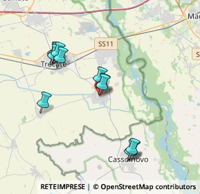 Mappa Via Giacomo Matteotti, 28065 Cerano NO, Italia (3.6625)