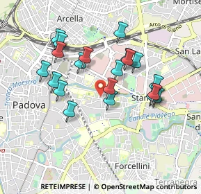 Mappa Via F. Marzolo, 35131 Padova PD, Italia (0.833)