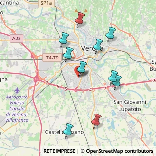 Mappa Verona, 37135 Verona VR, Italia (3.71091)