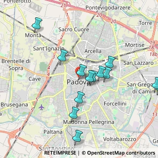 Mappa Via Belle Parti, 35139 Padova PD, Italia (2.01538)