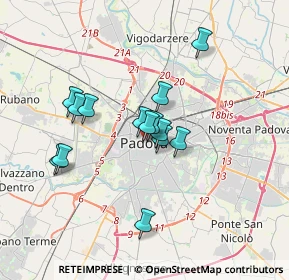 Mappa Via Belle Parti, 35139 Padova PD, Italia (2.74357)