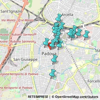 Mappa Via Belle Parti, 35139 Padova PD, Italia (0.749)