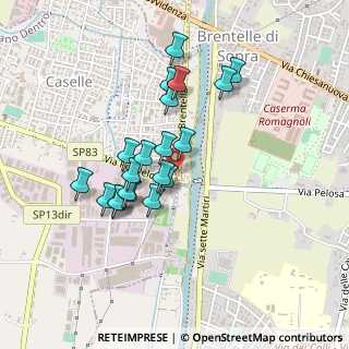 Mappa Via Mazzini, 35030 Caselle PD, Italia (0.3795)
