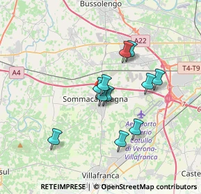 Mappa Via Sabaina, 37066 Sommacampagna VR, Italia (2.75455)
