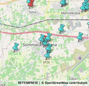 Mappa Via Sabaina, 37066 Sommacampagna VR, Italia (2.962)