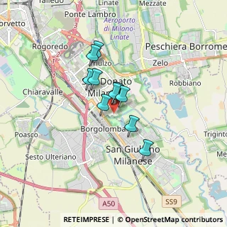 Mappa Via Enrico Mattei, 20097 San Donato Milanese MI, Italia (1.04727)