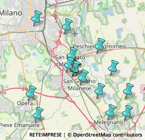 Mappa Via Enrico Mattei, 20097 San Donato Milanese MI, Italia (4.006)