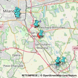 Mappa Via Enrico Mattei, 20097 San Donato Milanese MI, Italia (5.59571)